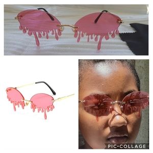 Pink Drip Sunglasses